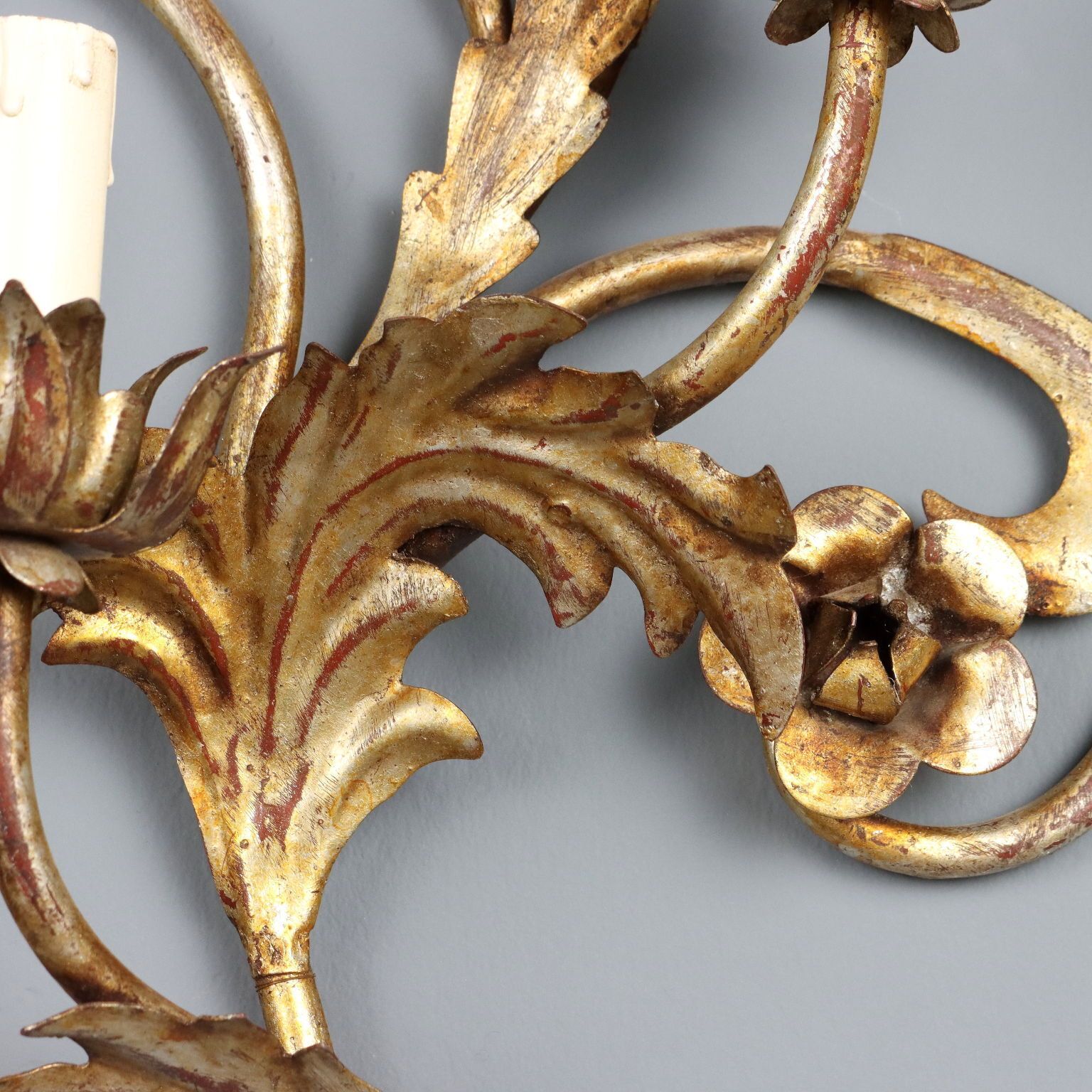 Antique Wall Lamps Iron Metal Italy XIX Century photo buy