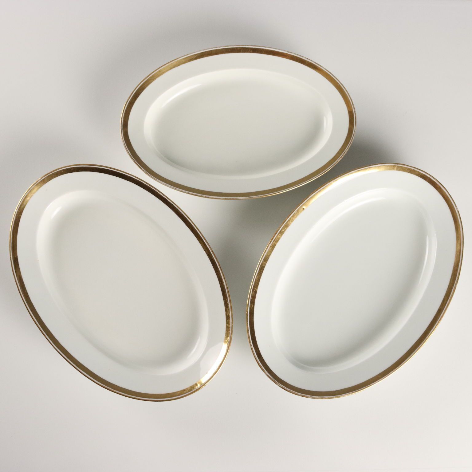 photo furniture Antique Plate Set Vienna Porcelain Austria Mid XIX Century