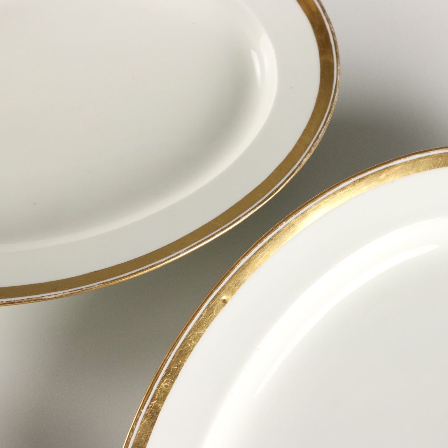photo for sale Antique Plate Set Vienna Porcelain Austria Mid XIX Century