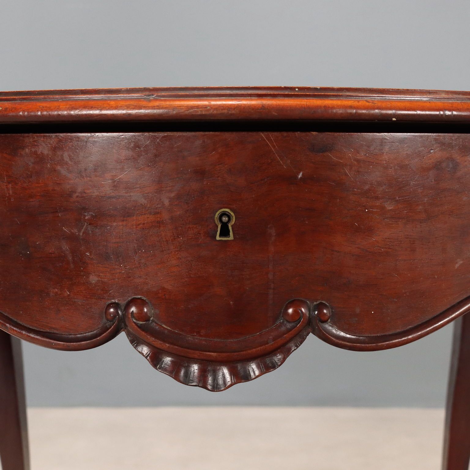 Antique Table Louis Philippe Mahogany France XIX Century photo vintage