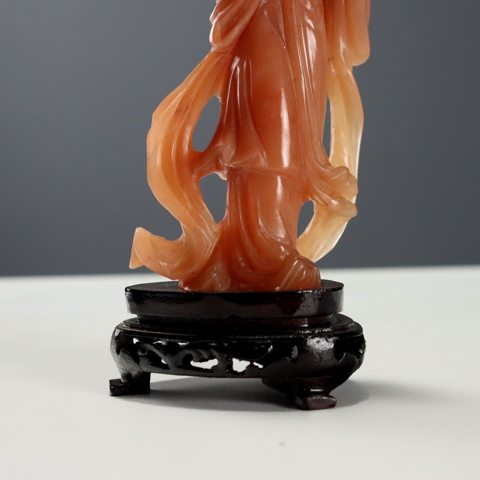 Modern Sculpture Geisha Hard Stones China 1970s photo vinterior