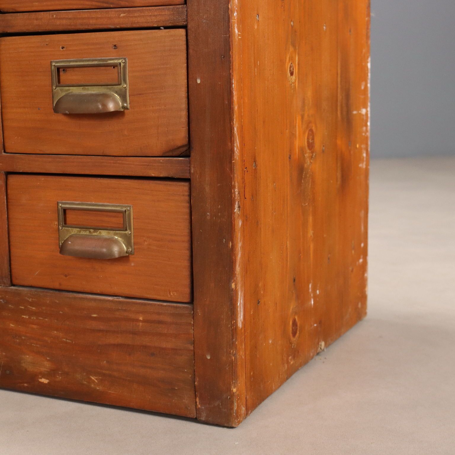 Antique Chest Of Drawers Walnut Painted Fir 72 Drawers XX Century photo buy