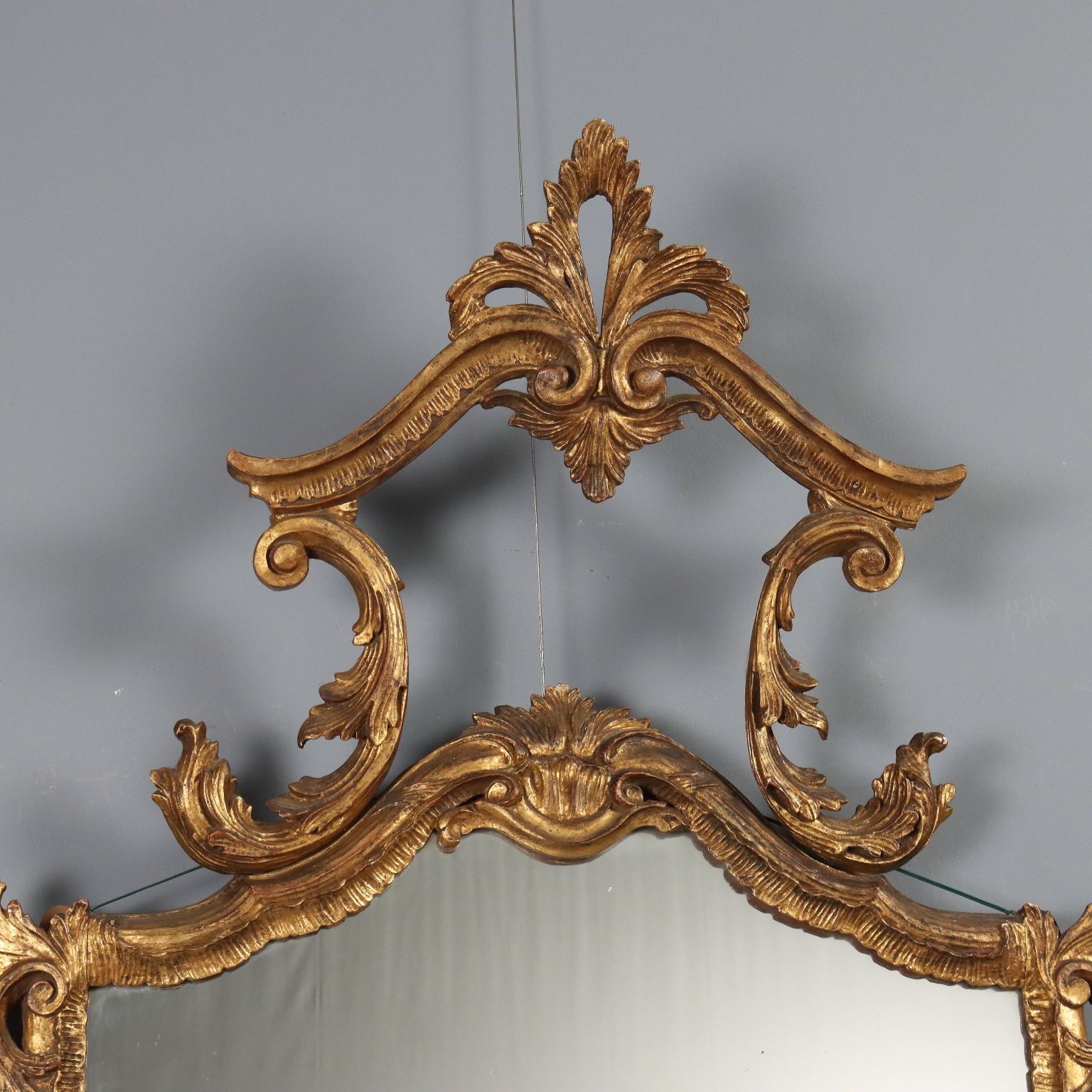 Antique Mirror Carved Gilded Wood Italy XIX Century photo Home Decor
