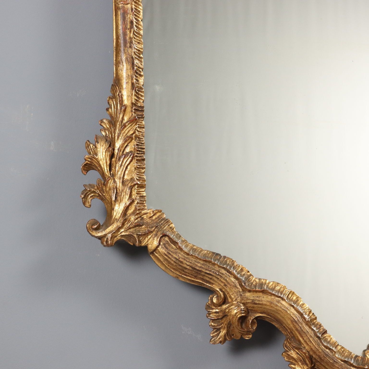 Antique Mirror Carved Gilded Wood Italy XIX Century photo buy