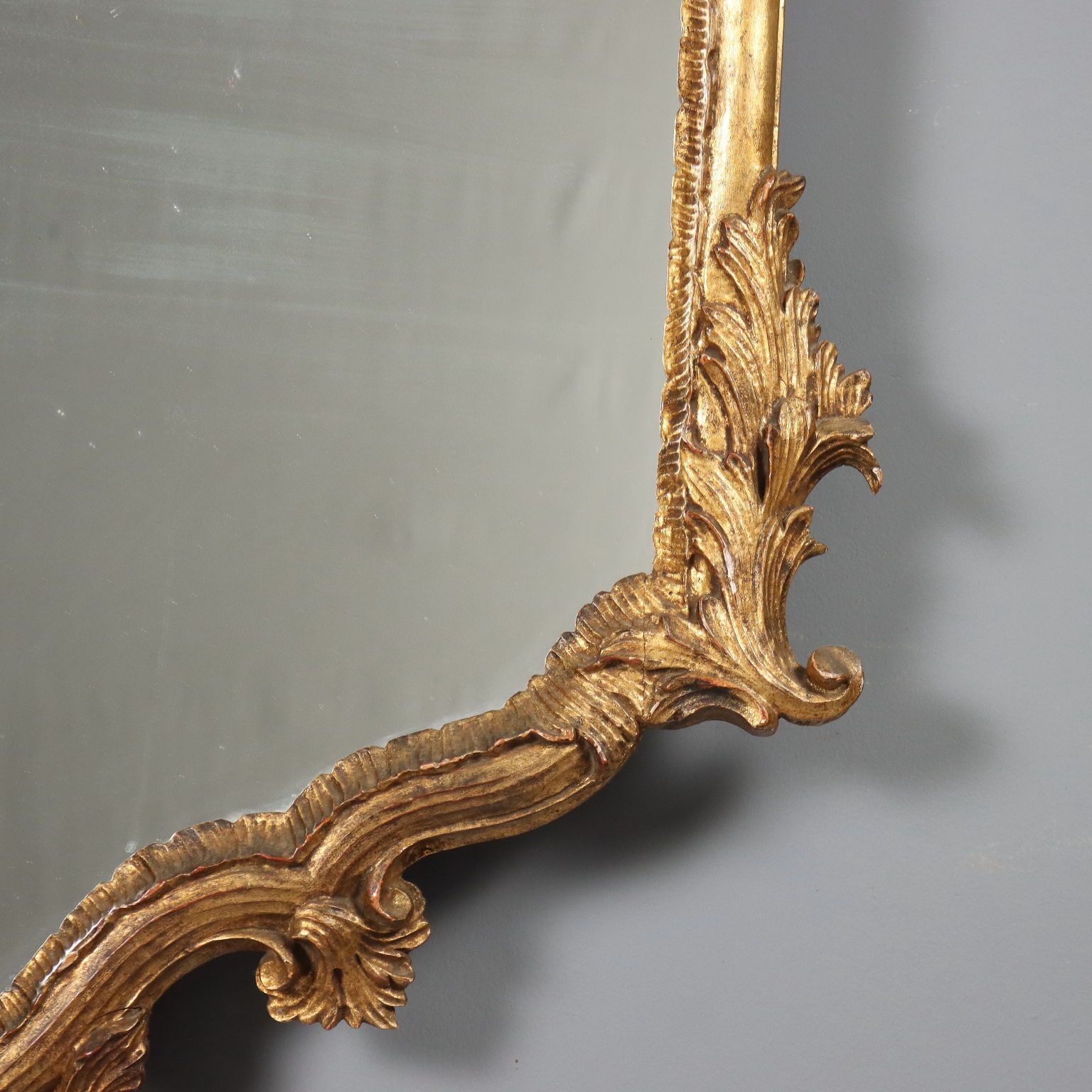 photo furniture Antique Mirror Carved Gilded Wood Italy XIX Century