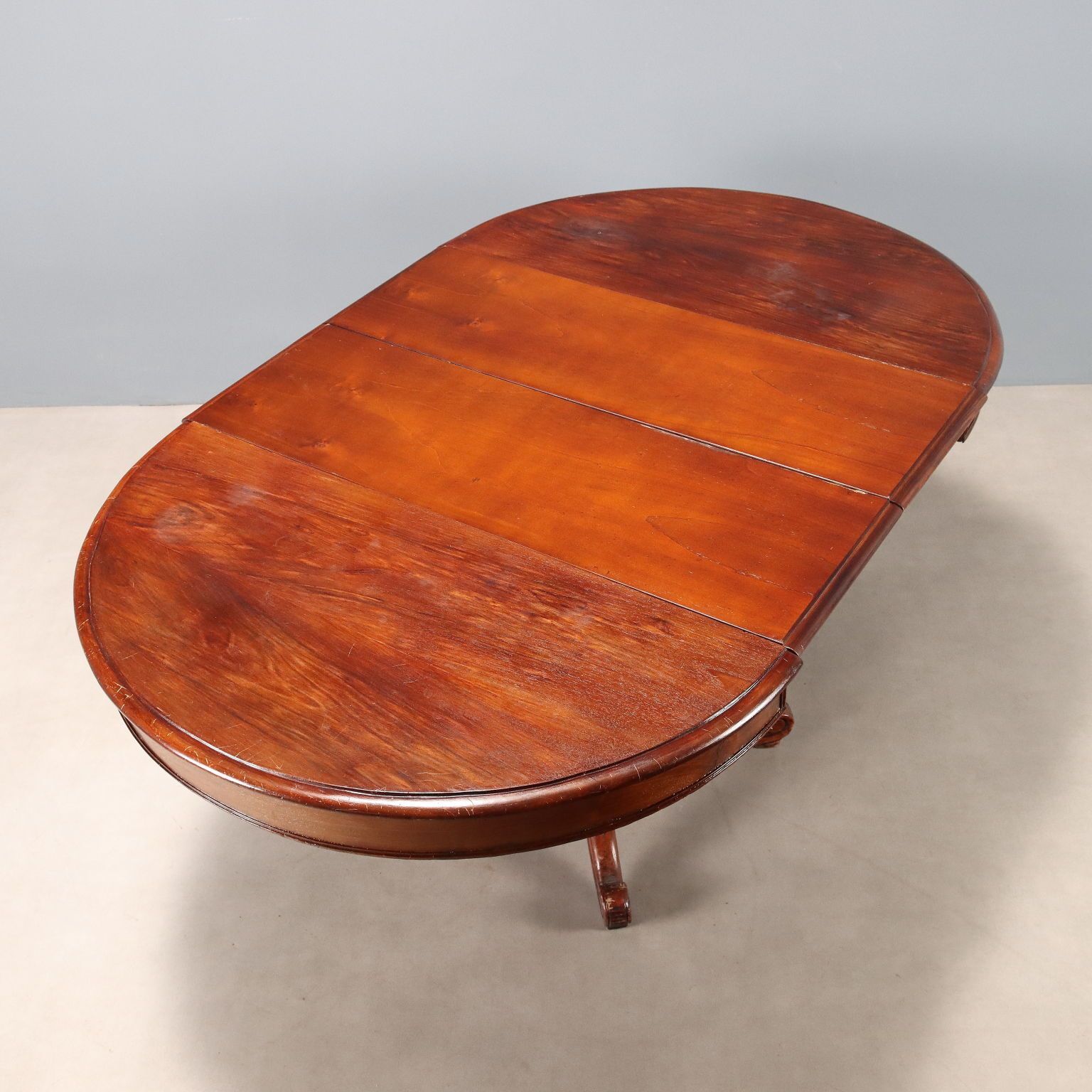 Tavolo Allungabile In Rovere E Pioppo Tinto Noce photo Furniture