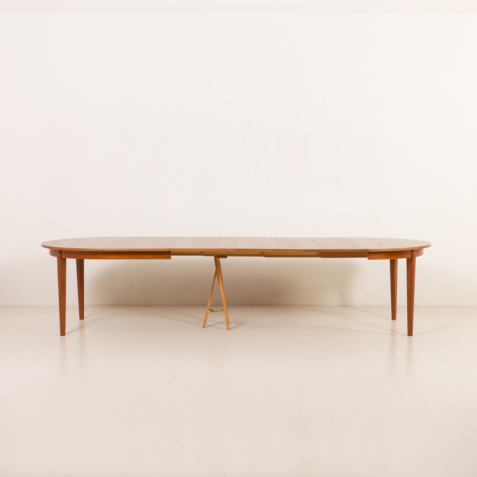 Henning Kjaernulf Attr. To Extra Large Teak Table With 4 Inner Leaves For Soro, Denmark 1960s photo buy