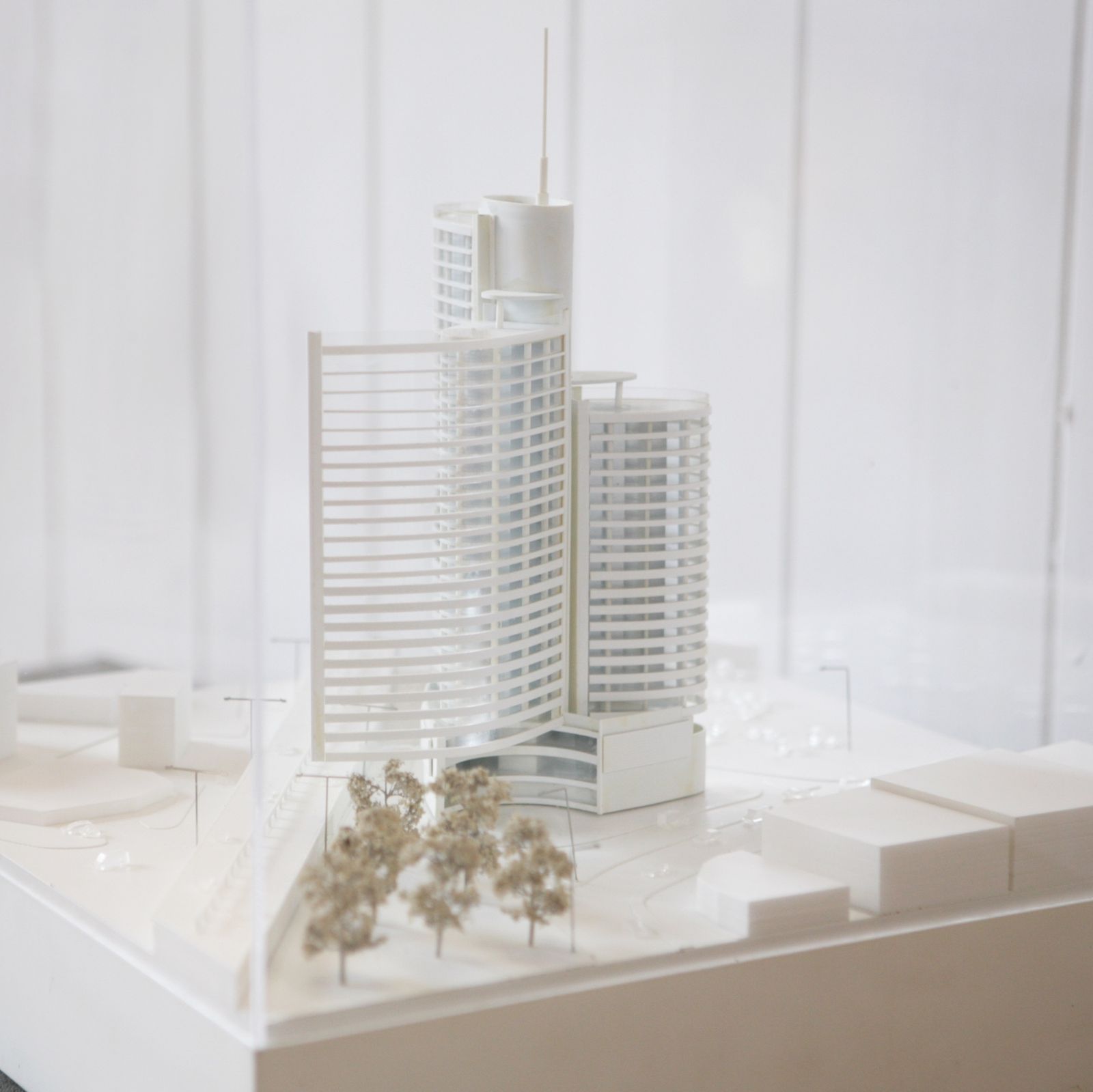 photo for sale Architectural Model For The Chiswick Curve Building.