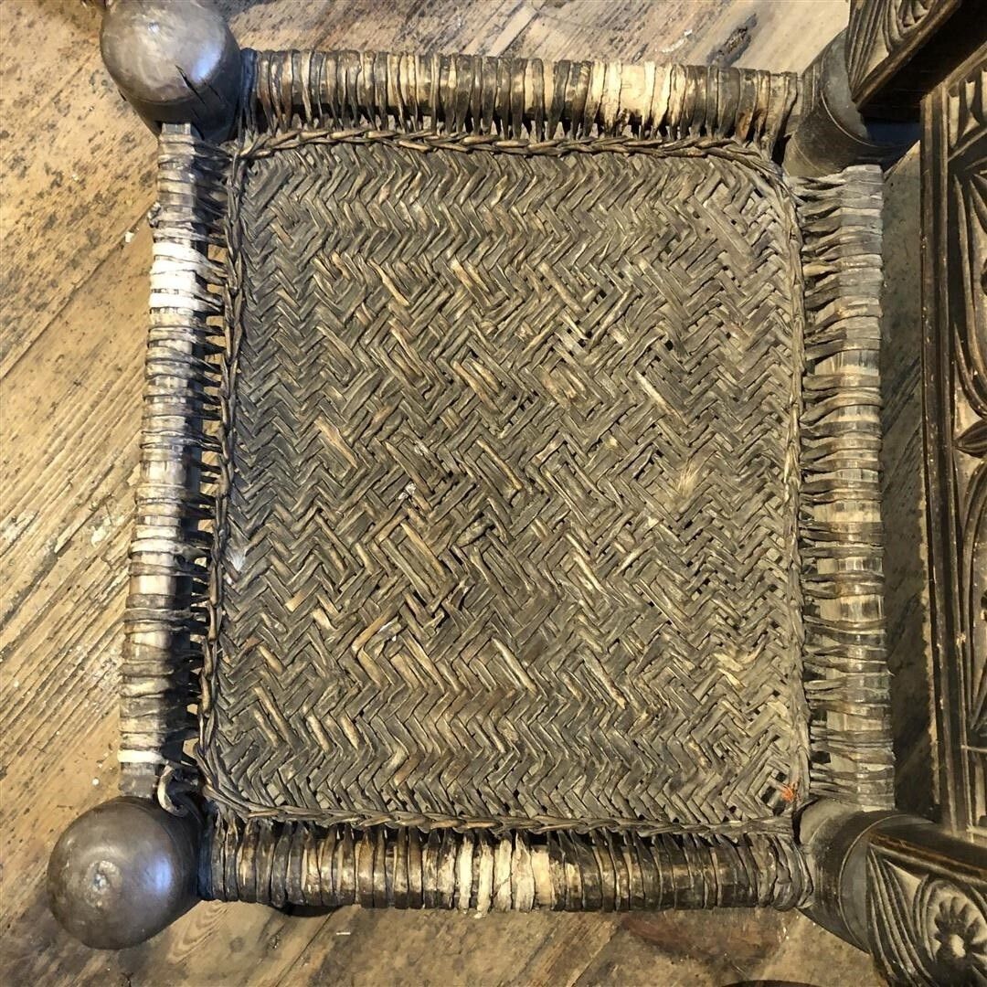 Antique Low Pidha Chair Handmade In Pakistan Swat Valley photo 195.0