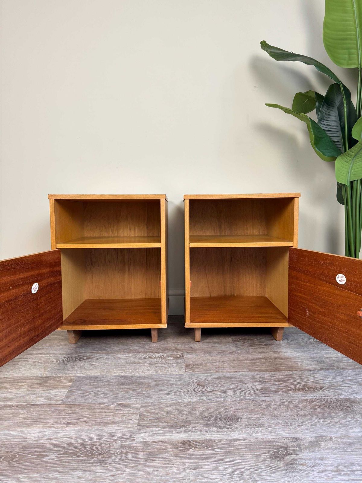 Midcentury 1960s Avalon Bedroom Furniture Set Pair Of Bedside Tables Nightstands photo furniture