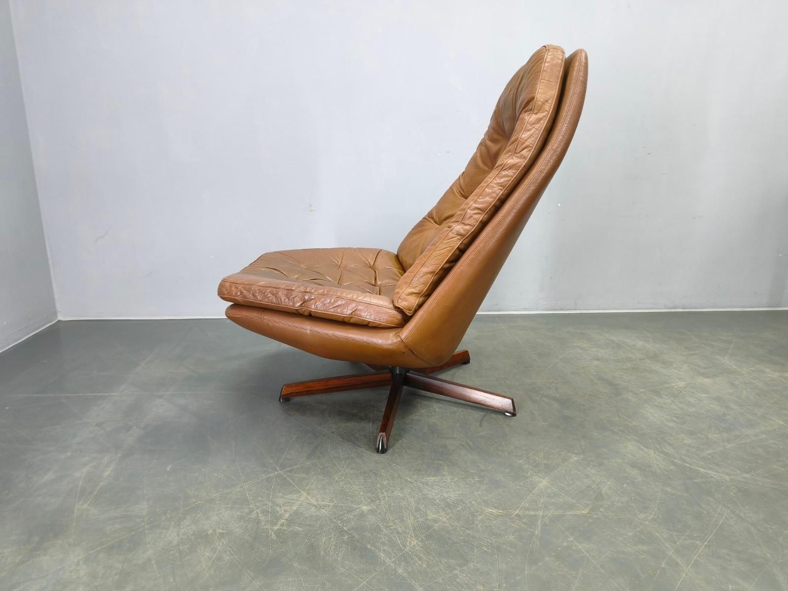Ms68 Lounge Chair And Ottoman By Madsen & Schubell, 1960s photo vinterior