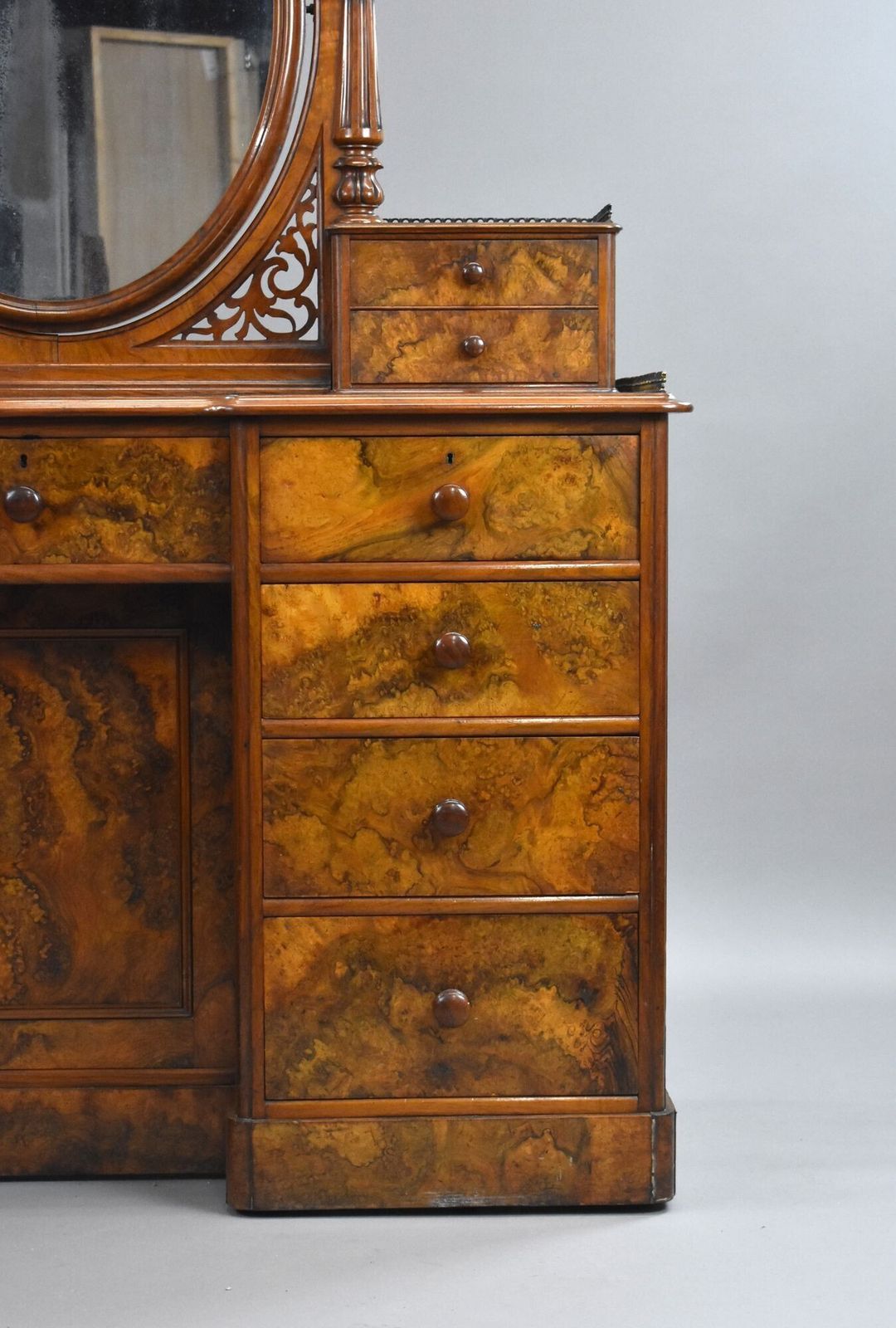 Victorian Burr Walnut Dressing Table photo 1495.0