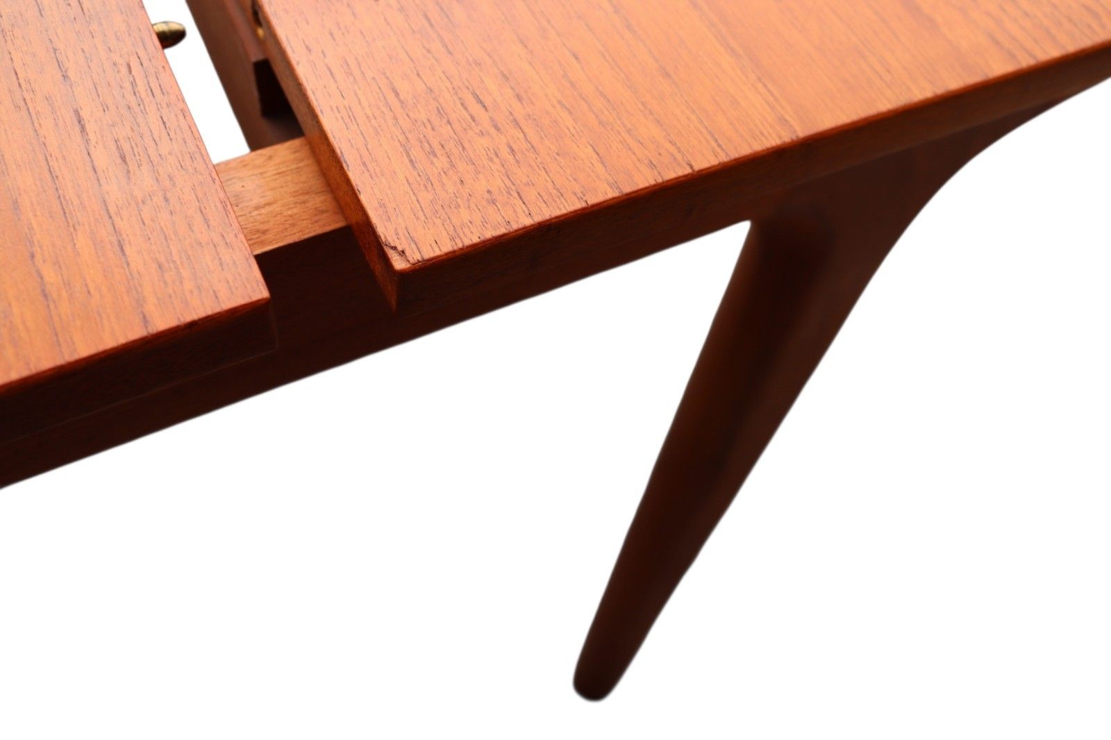 photo for sale Mid Century McIntosh Teak Double Butterfly Leaf Large Extending Dining Table