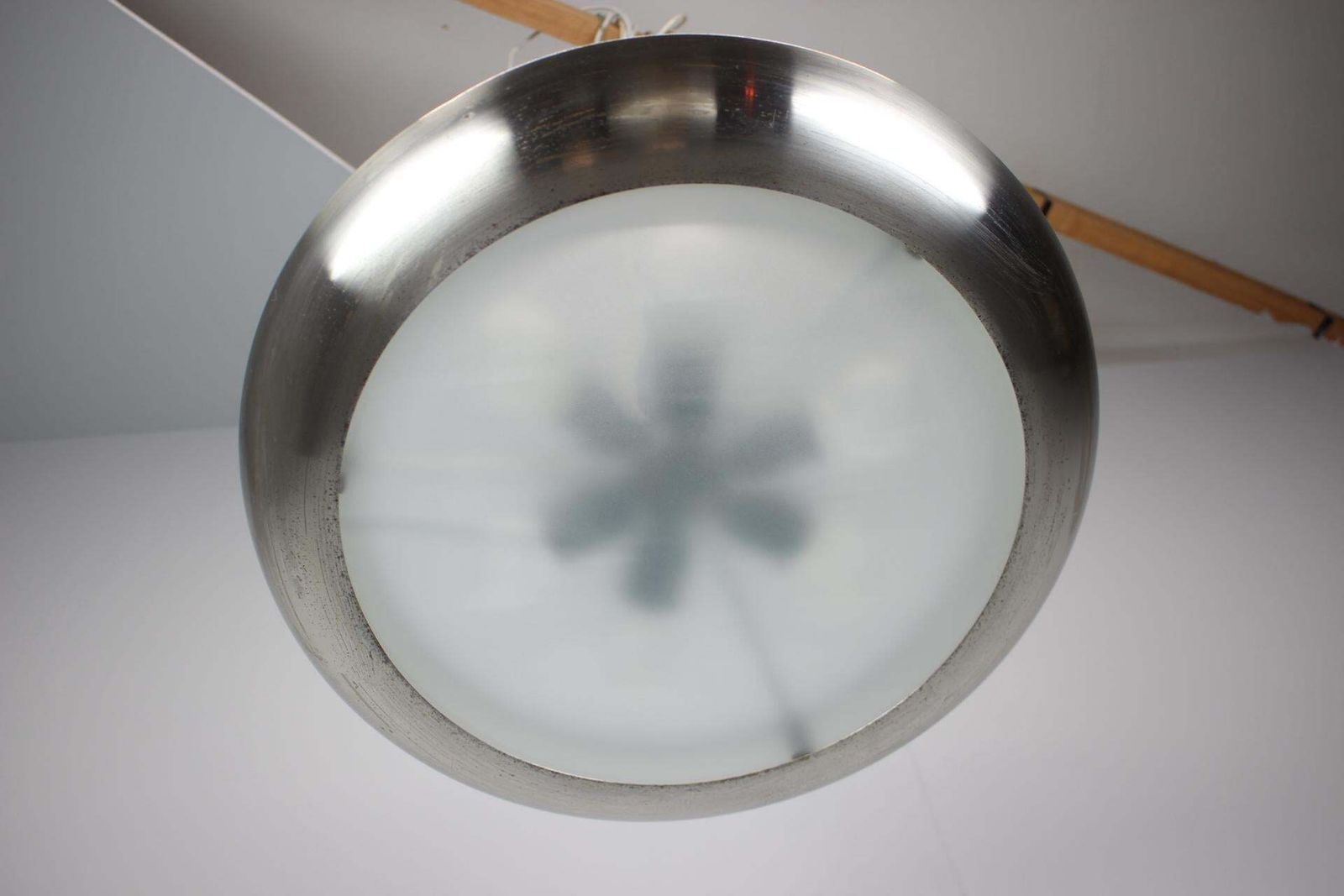 Art Deco Ufo Pendant Chandelier By Josef Hůrka For Napako, 1930s photo for sale