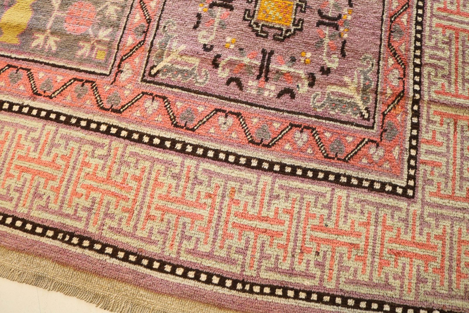 photo buy Antique East Turkestan Qotan (Khotan) Rug, 275 × 138 Cm, Circa 1900