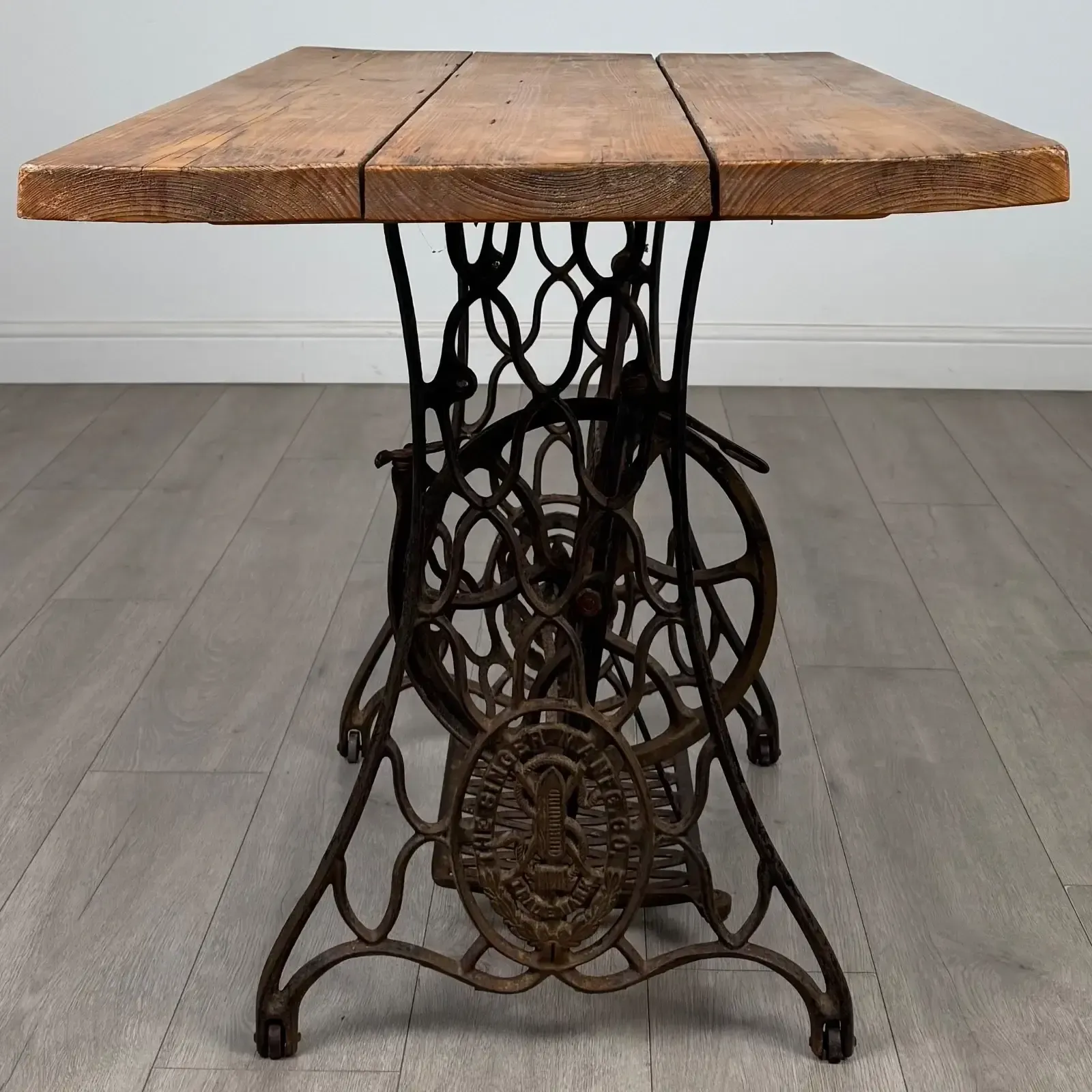 Vintage 20th Century Cast Iron Table Of Good Quality photo for sale