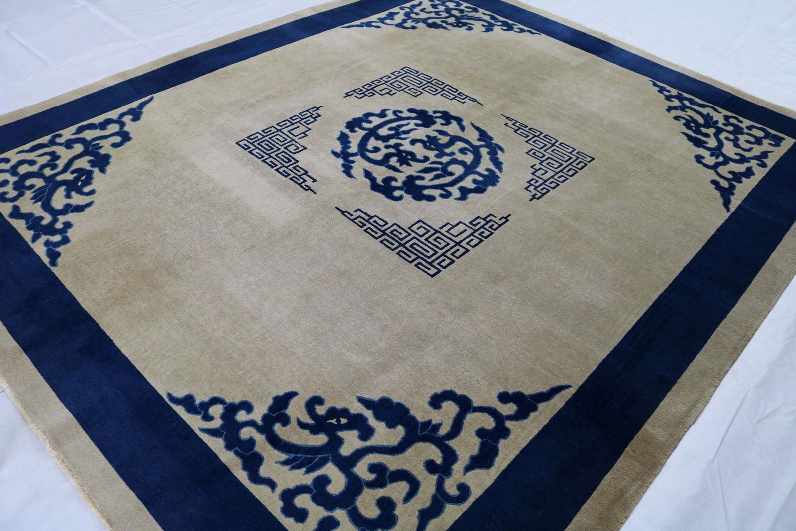 Antique Chinese Peking Carpet, 300 × 249 Cm (Circa 1900–1910s) photo for sale