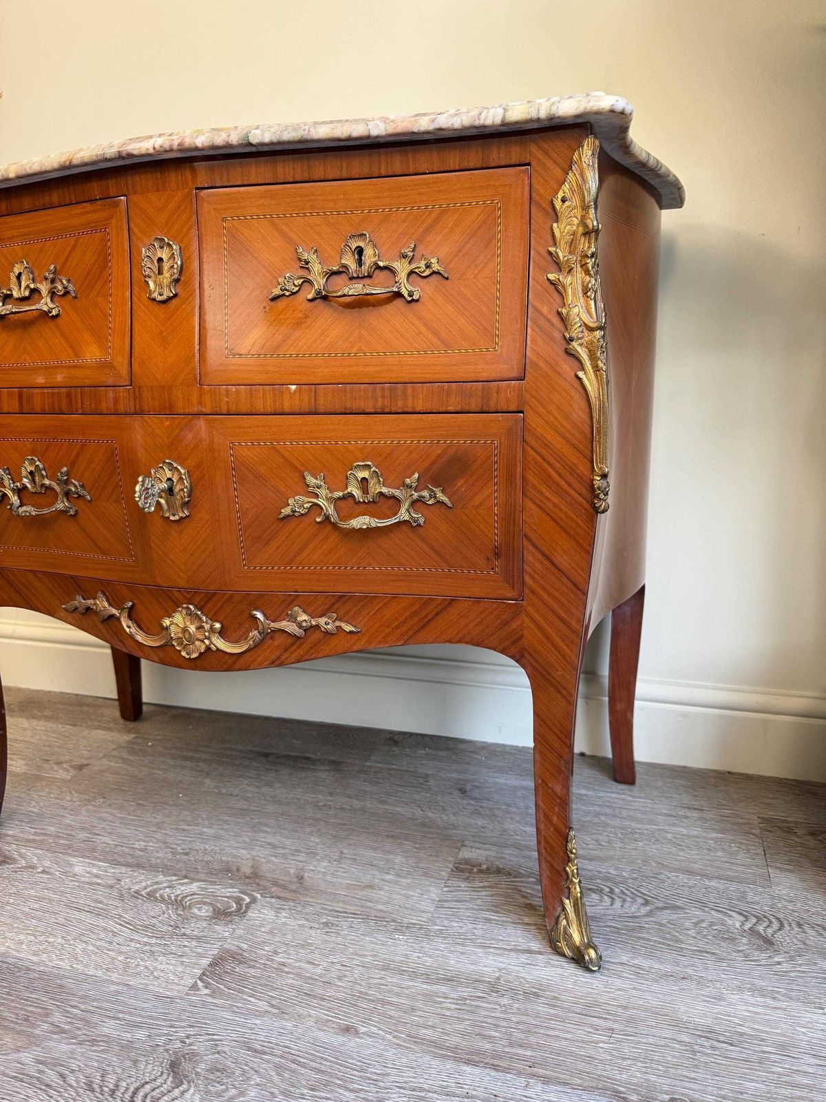 photo furniture French Antique Vintage Small Chests Of Drawers With Gilting