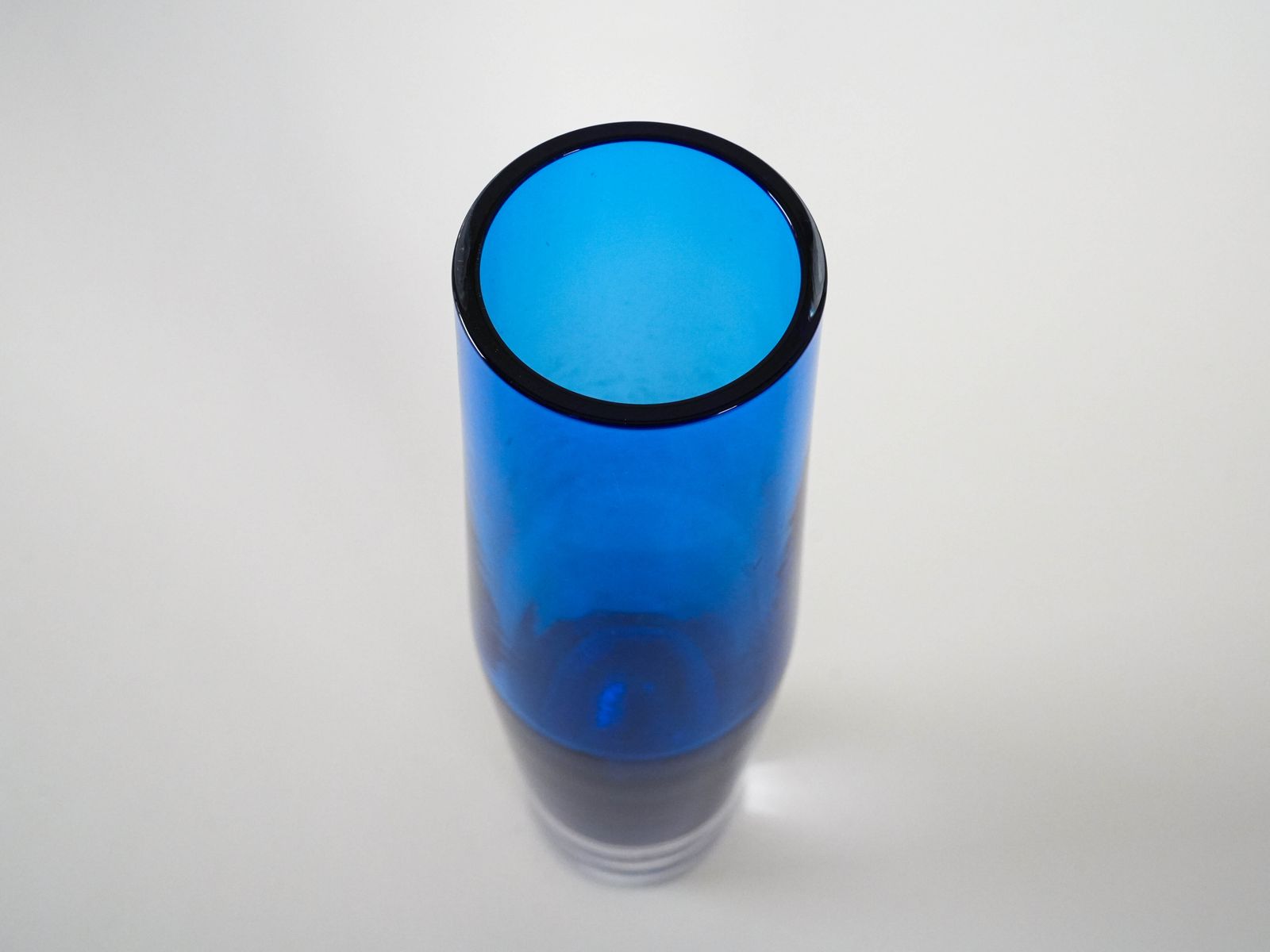 Cobalt Glass Vase, Danish Design, 1960s, Production: Denmark photo vinterior