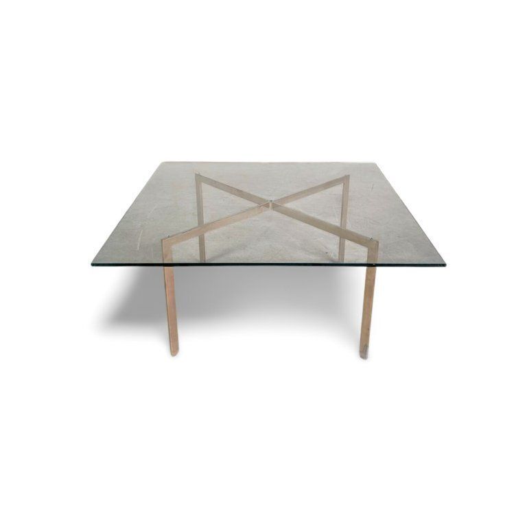 Original Barcelona Coffee Table Knoll International Mies Van Der Rohe