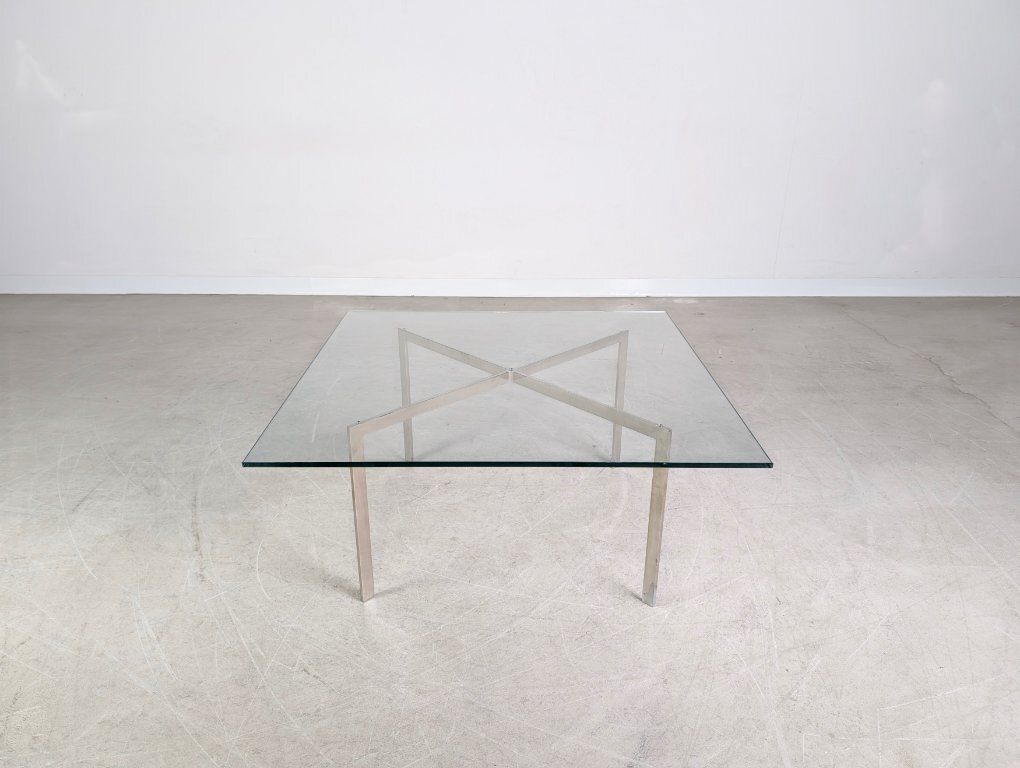 Original Barcelona Coffee Table Knoll International Mies Van Der Rohe photo furniture
