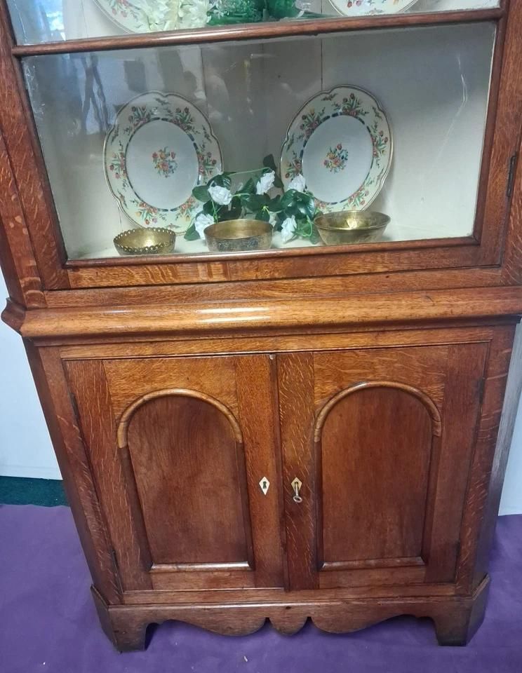 Antique Victorian Mahogany Corner Unit photo buy