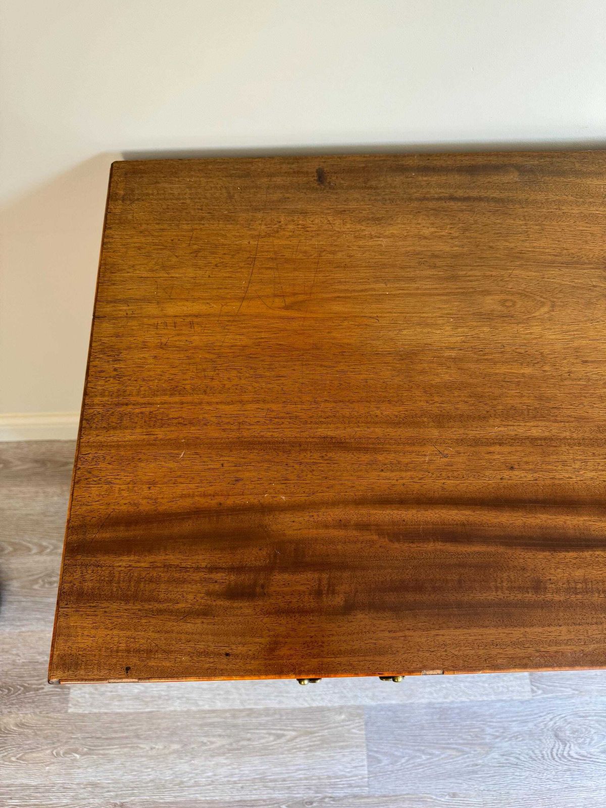 Georgian Antique Mahongany And Strung Marquetry Chest Of Drawers photo 2280.0
