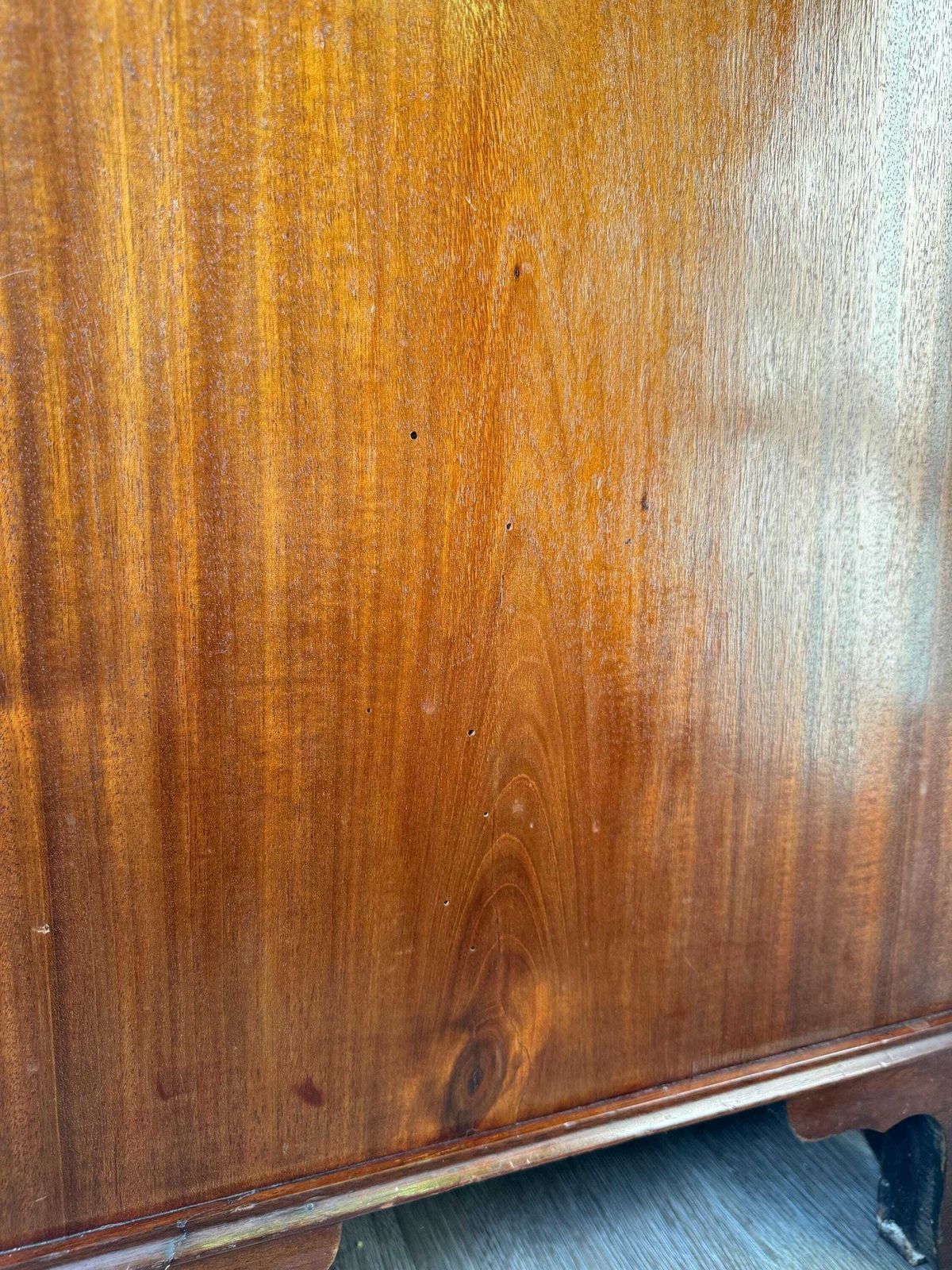 photo for sale Georgian Antique Mahongany And Strung Marquetry Chest Of Drawers