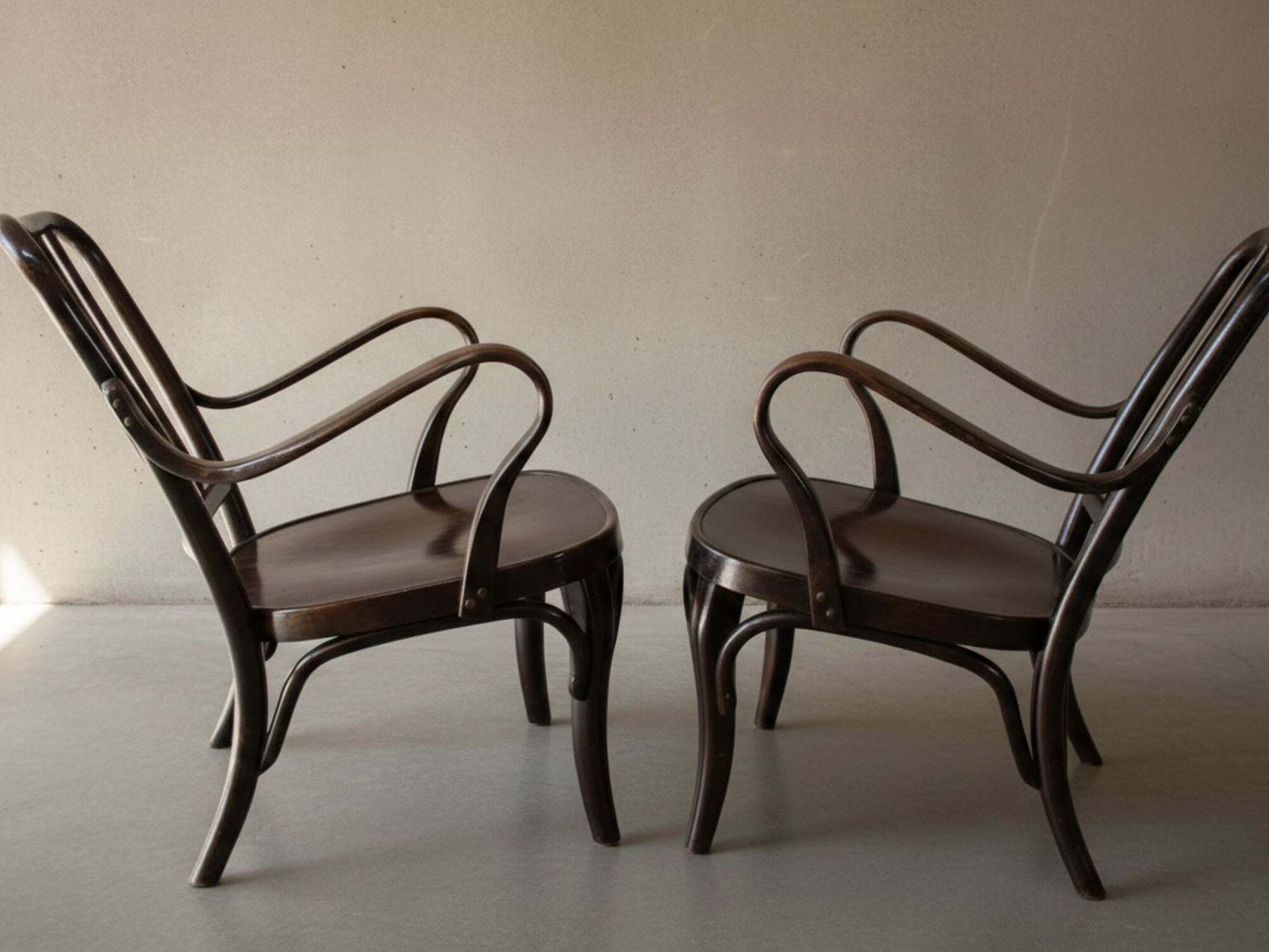 Paar Fauteuils Nr. 752 Van Josef Frank Voor Thonet, Jaren 1930 photo furniture