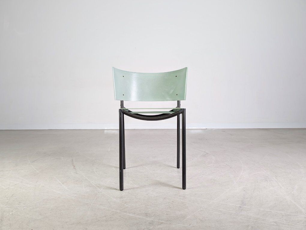 Vintage Lila Hunter Chair Xo Philippe Starck Fiberglass Metal Turquoise photo for sale