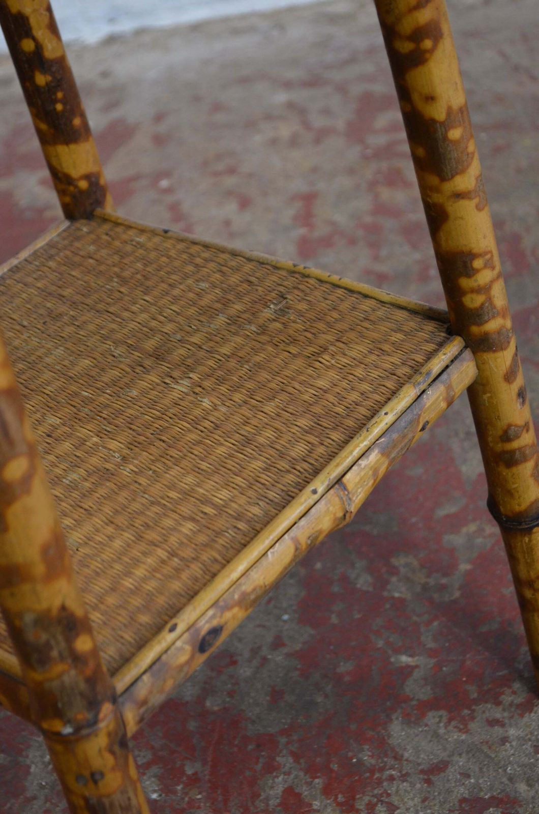Antique Aesthetic Movement Bamboo Side Table photo vintage