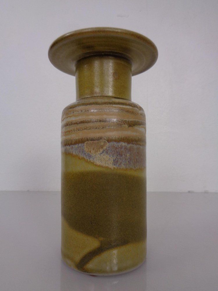 Studio Ceramic Vase By Helgi Björgvinsson Sweden 1990s