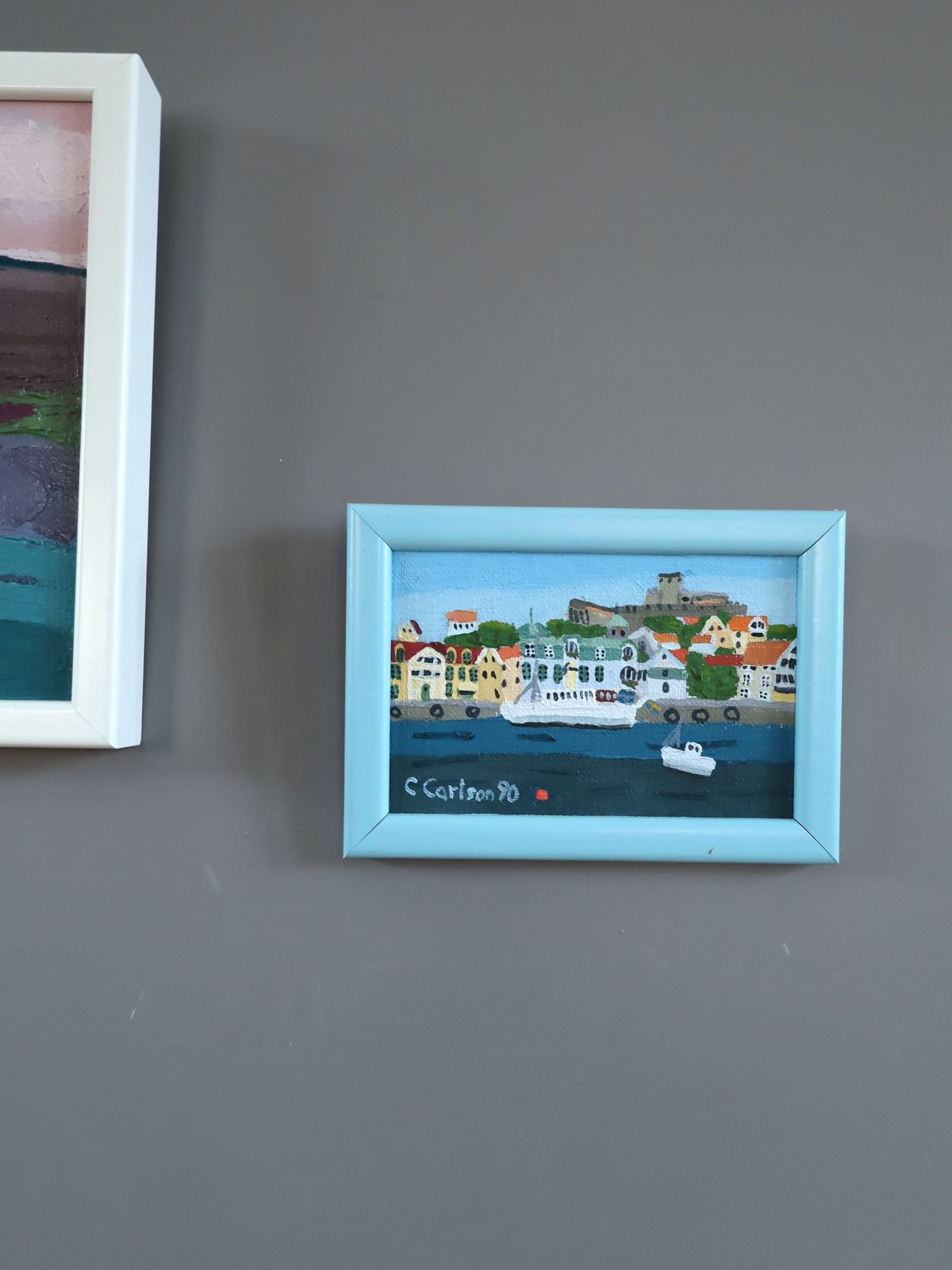 Set Of 4 Paintings  Oil Painting photo Art