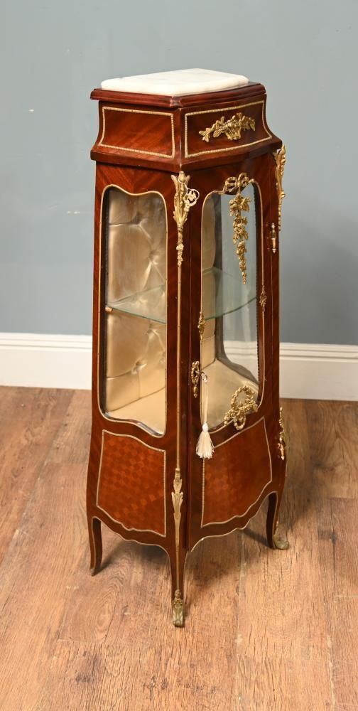 Pair French Display Cabinets Vitrines Louis XV Reviva photo 1650.0
