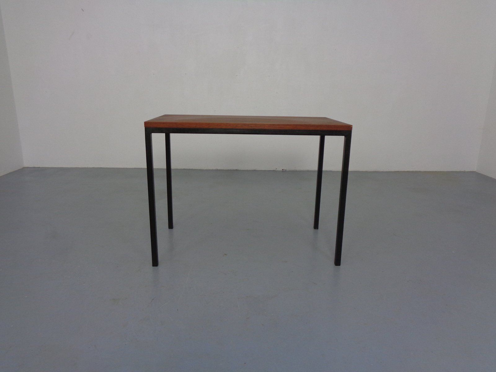 Vintage Teak And Steel Desk Denmark 1960s photo 437.0