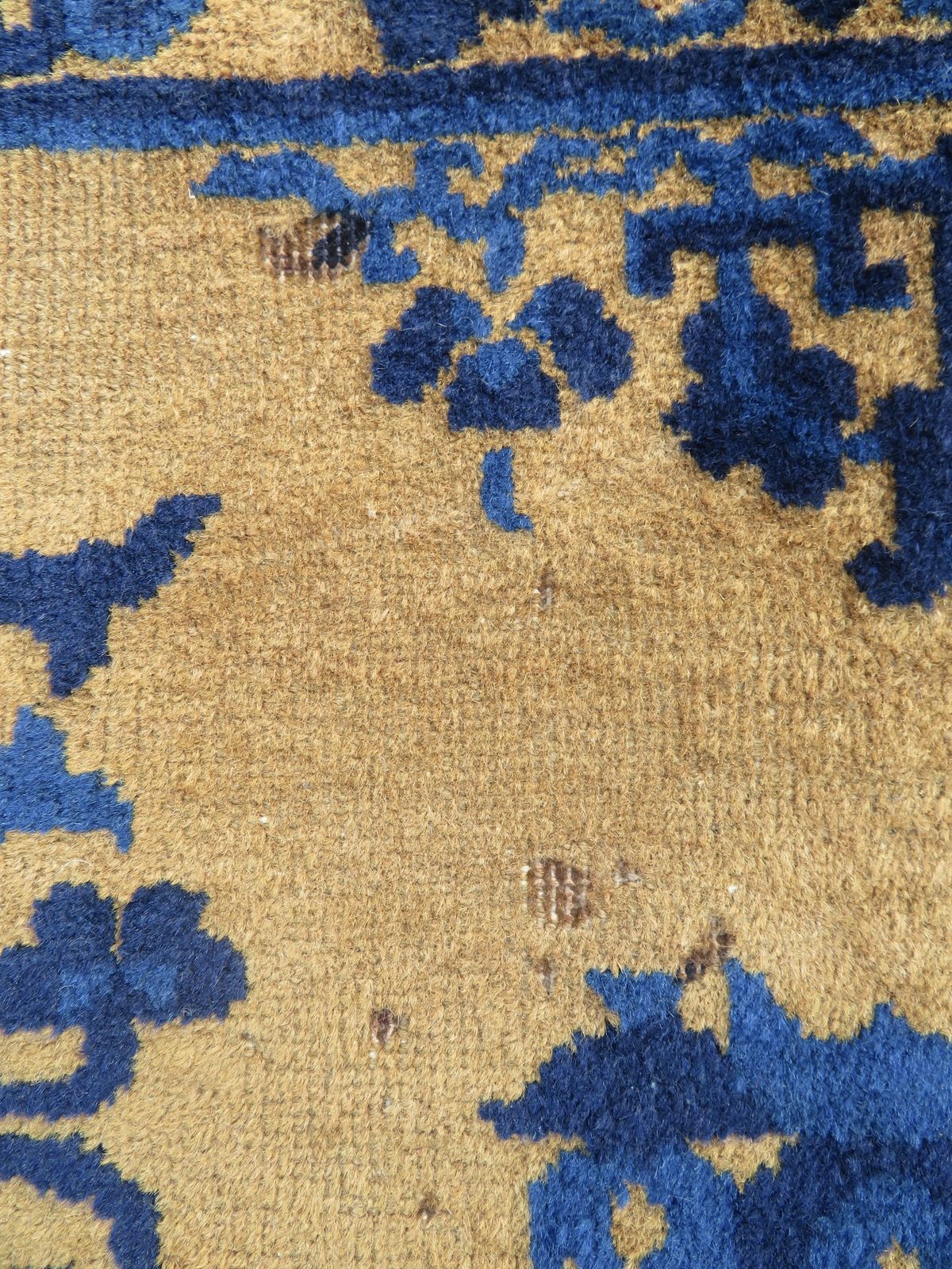 Antique Chinese Ningxia Mat Rug. 104cm X 110cm. photo 275.0