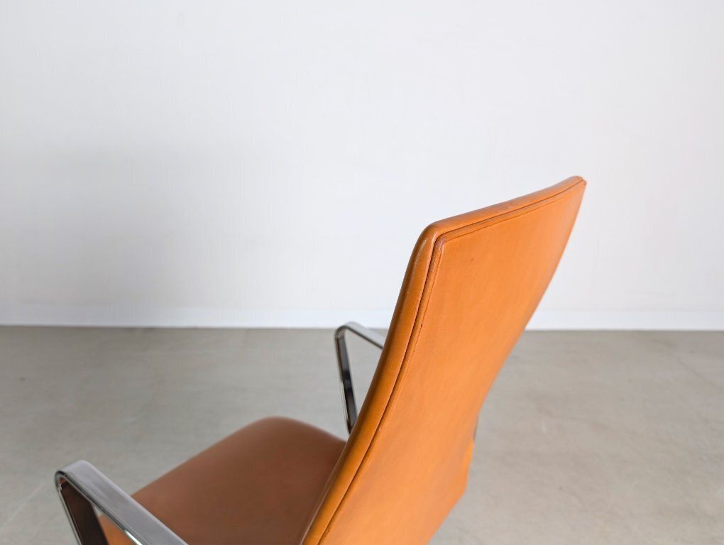 Furniture Original 3 Piece Set Of Fritz Hansen Oxford Arne Jacobsen Office Chairs photo