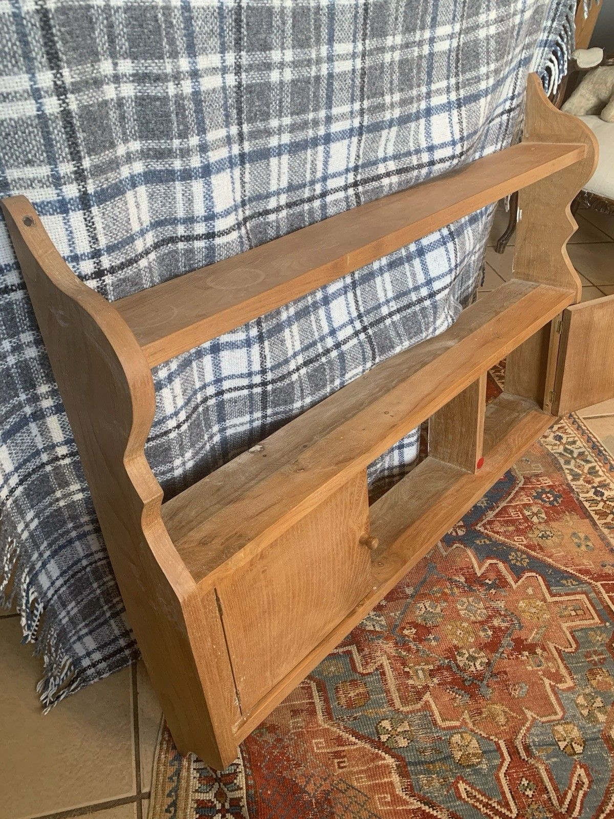 A Good Quality Midcentury Set Of Hanging Shelves, photo Furniture