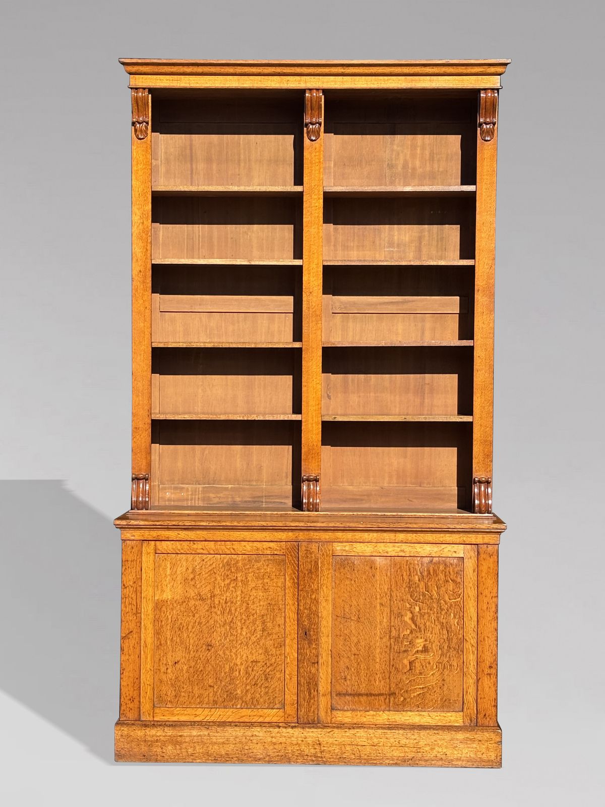 Early 19th Century William IV Period Tall Oak Open Library Bookcase photo buy