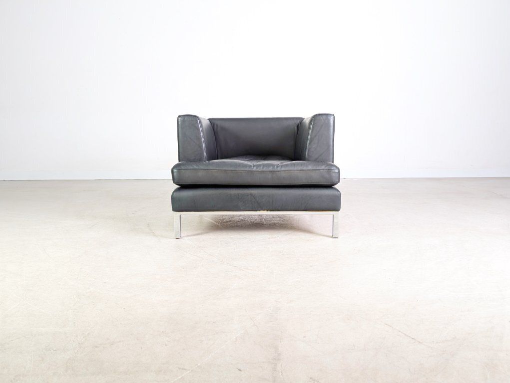 Original De Sede Ds 0040 Leather Design Armchair, Black photo for sale