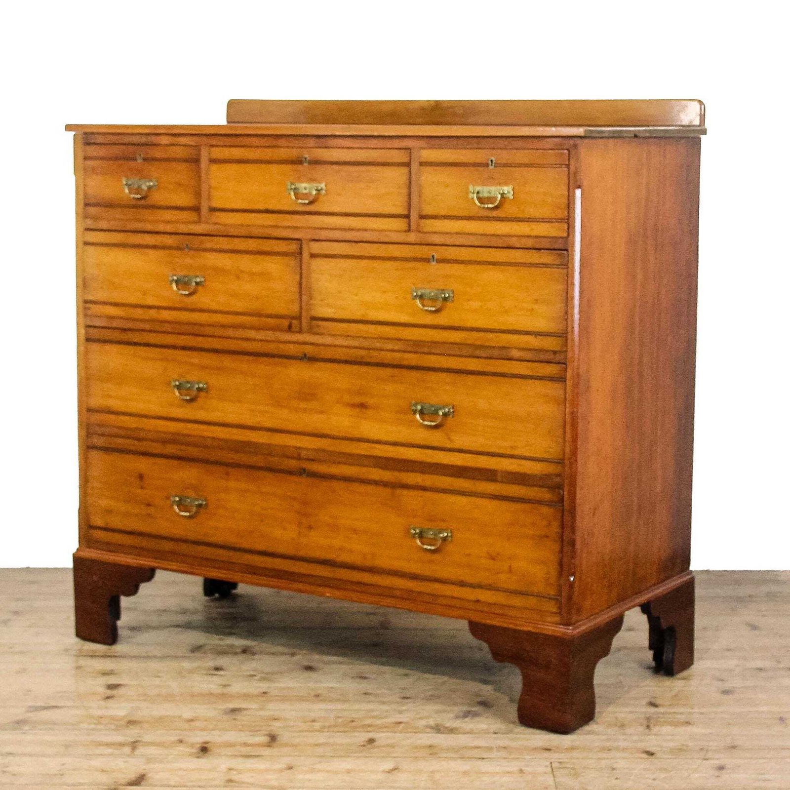 Antique Victorian Walnut And Mahogany Chest Of Drawers | Bedroom Storage | Antique Storage | Bedroom | Edwardian Furniture (M 6714) photo furniture
