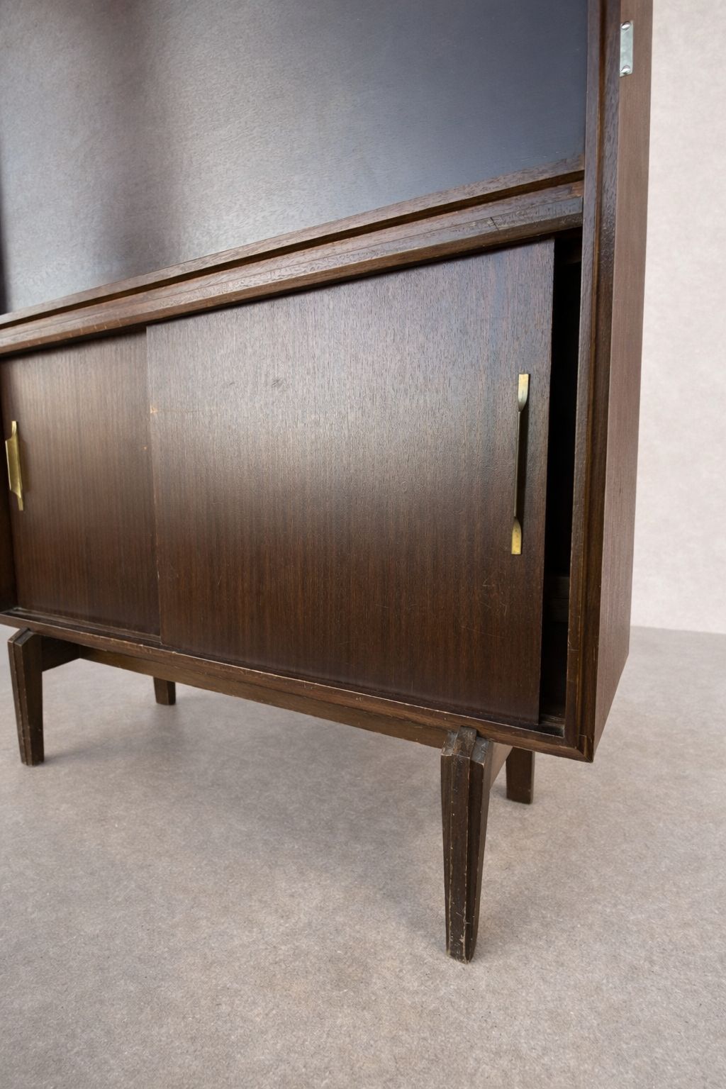 Mid Century Secretary Desk By Robert Heritage For Beaver & Tapley, Walnut Brown photo Furniture