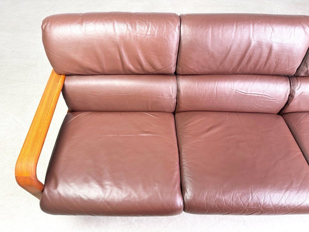 Midcentury Three Seater Sofa Couch L.Olsen & Son Teak Vintage Design photo 1606.0