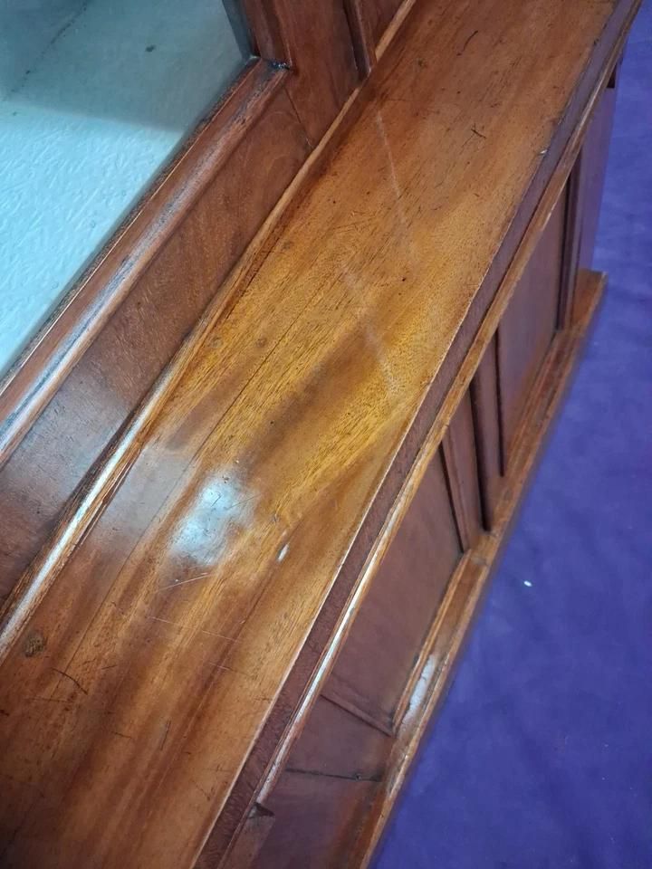 photo for sale Antique Victorian School Library Styled Bookcase With Bottom Sorage And Draw