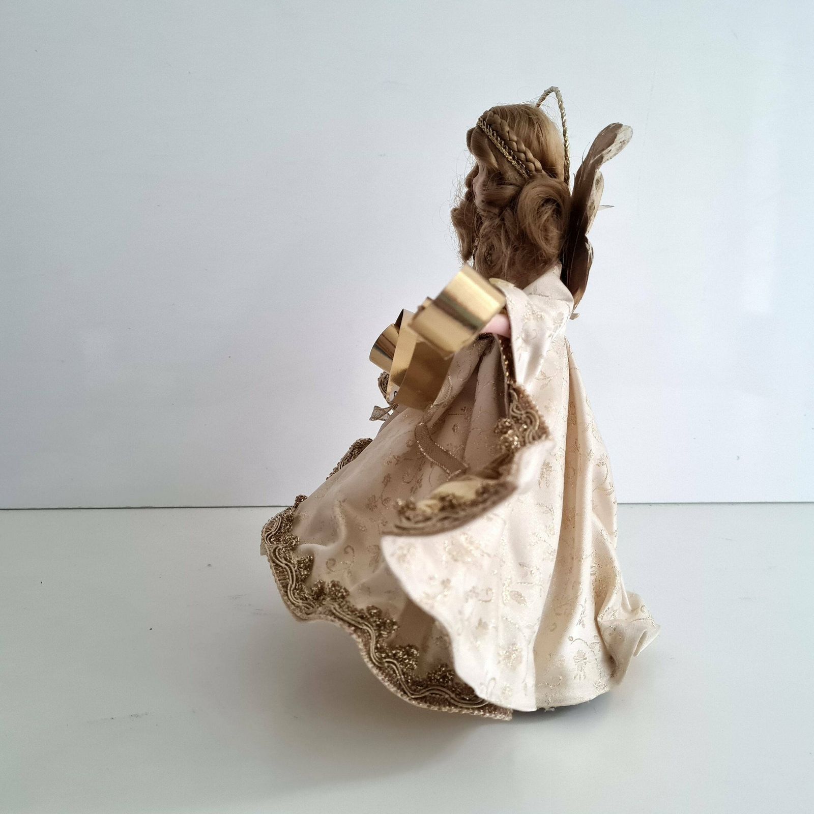 Vintage Wax Angel Tree Topper Germany Drozd Limited Collection 1999 photo 163.0