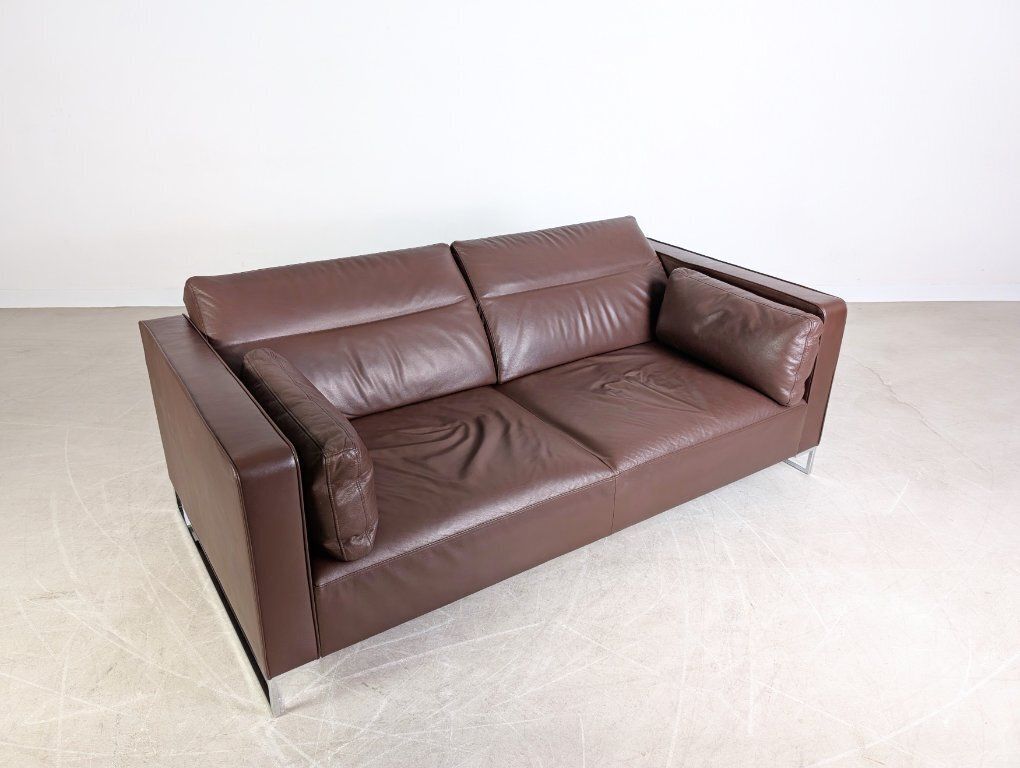 photo for sale Ligne Roset Tweezitsbank, Model Urbani, Leer, Indiana Brown