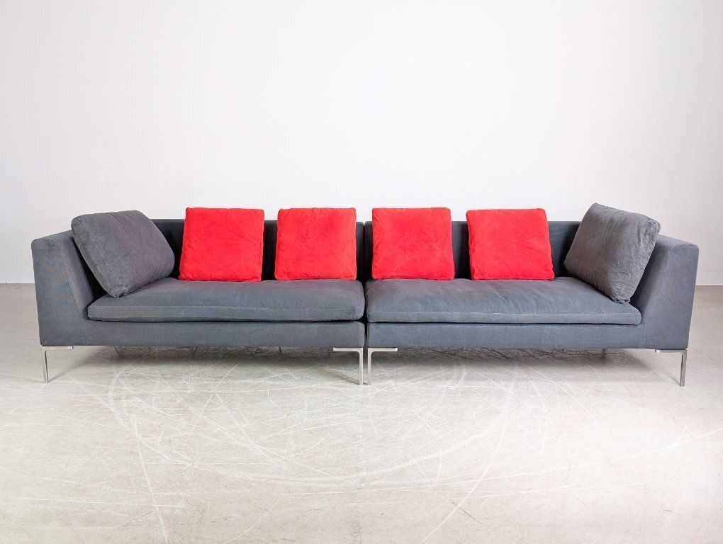 2x Original B&B Italia Recamiere Charles Sofa Design Couch photo furniture