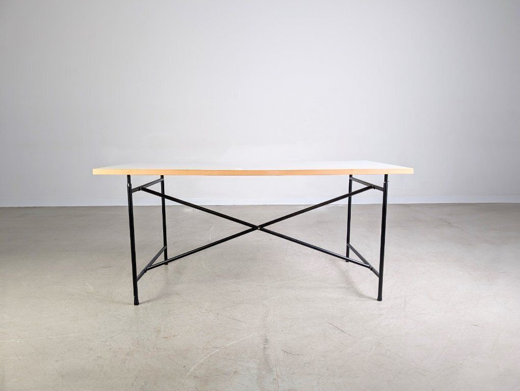 photo vintage 7x Original Egon Eiermann Desk Richard Lampert Metal
