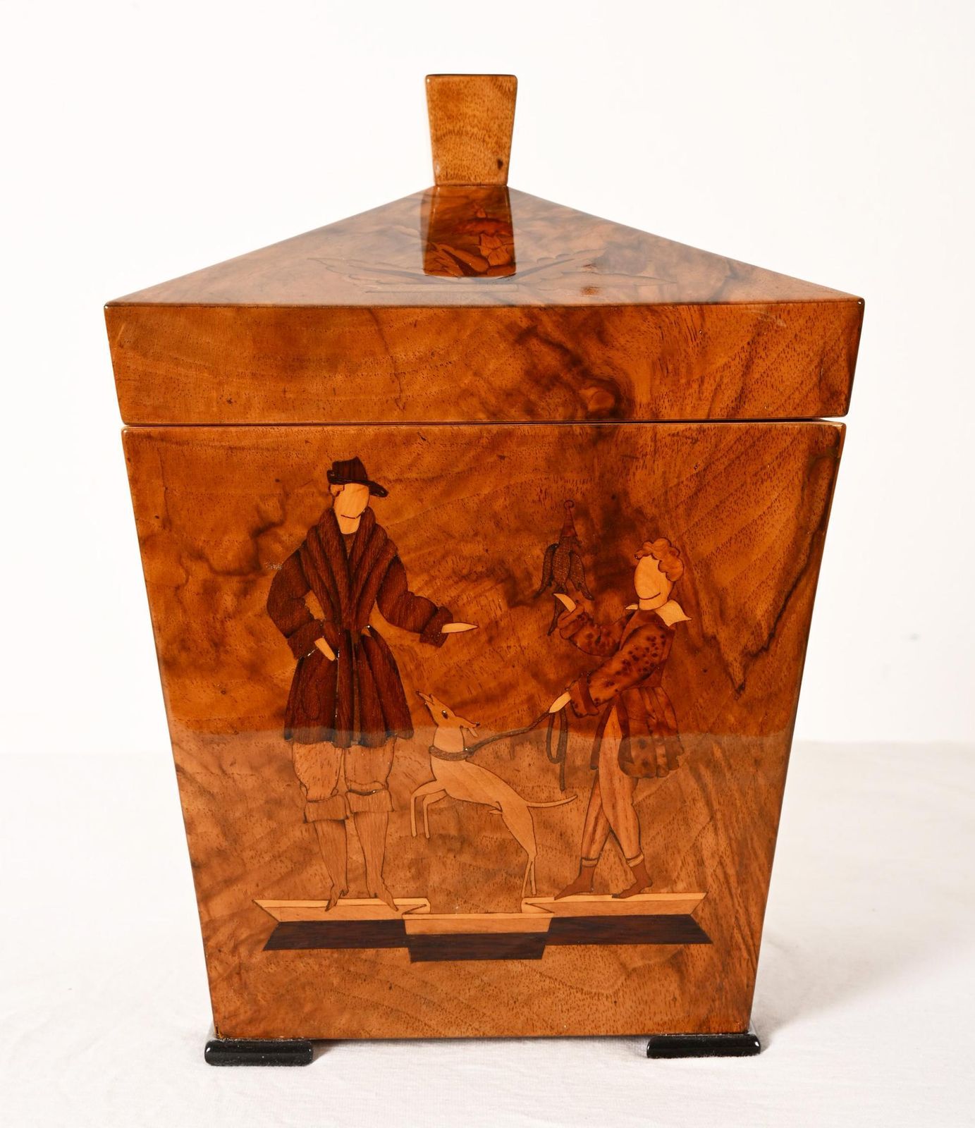 photo for sale Wooden Casket With Inlays Attributed To Dagobert Peche