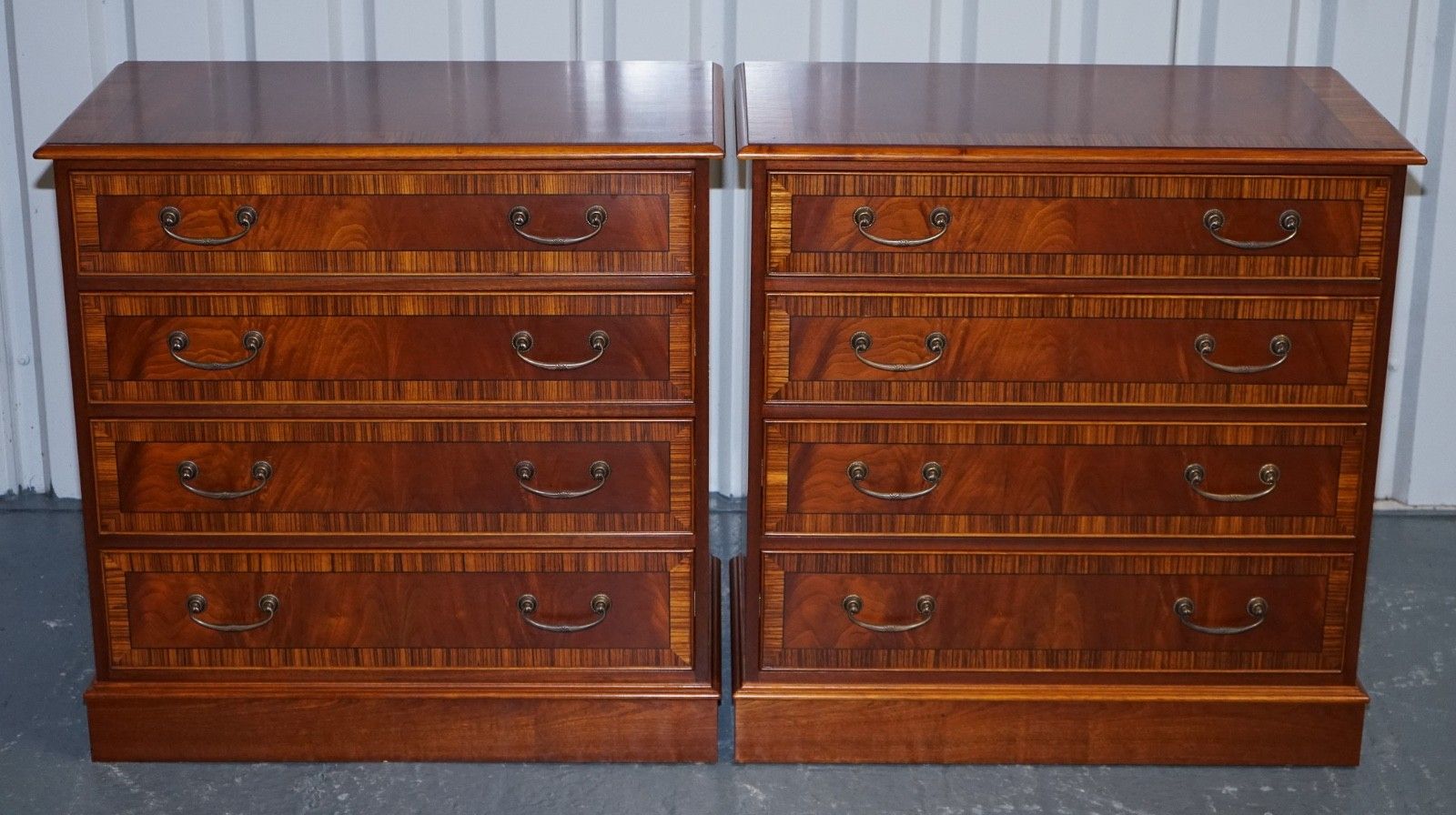 Pair Of Large Edwardian Style Chest Of Drawers Made By Paul Smith Brighton (1/3) photo 2450.0